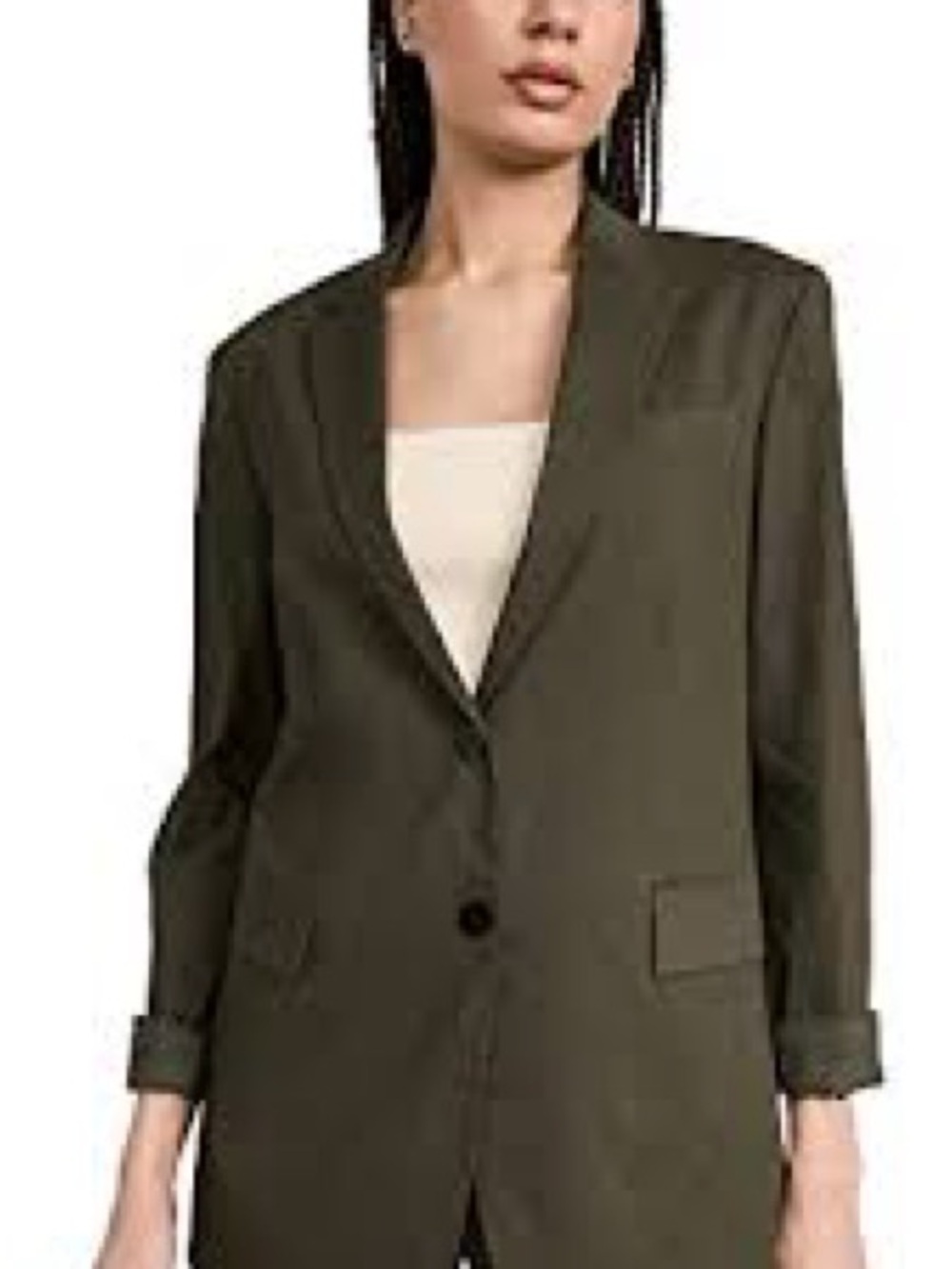 Theory Blazer olive green NWT size 2 retail $475